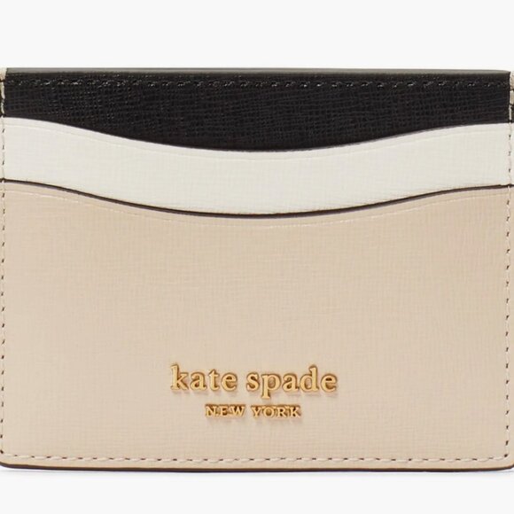 NWT Kate Spade Morgan Leather Card Holder - Picture 1 of 3